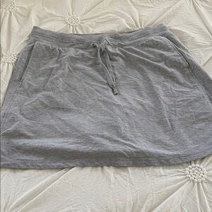 GreenTea Heather Gray Skort